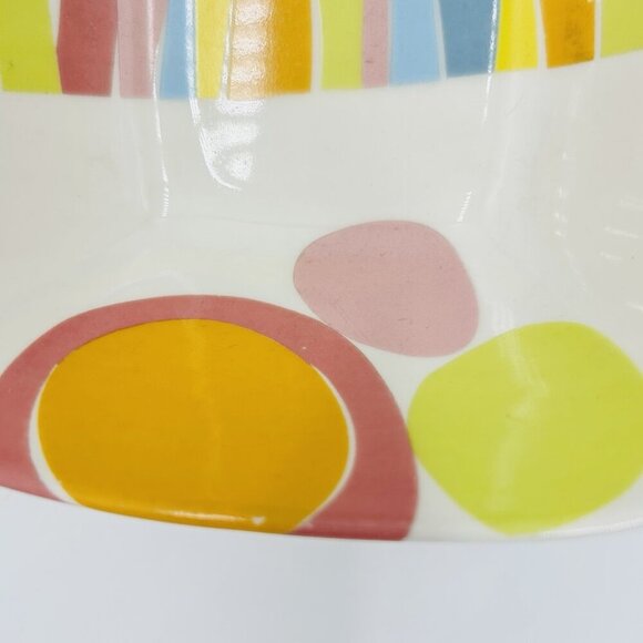 222 Fifth Orbit Bright Square 6" Cereal Bowls Fine China Set of 3 - Picture 6 of 14